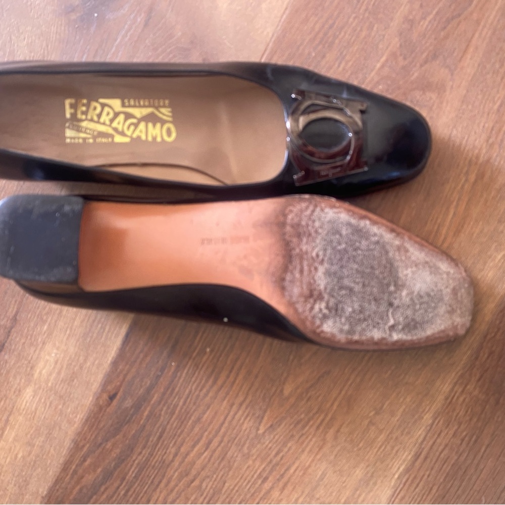Salvatore Ferragamo black Florence vintage shoes - Picture 3 of 3